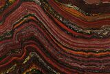 Polished Tiger Iron Stromatolite Slab - Billion Years #178766-1
